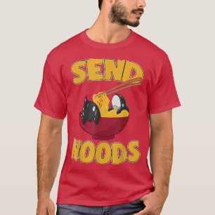 Verstuur Noods Kawaii Orca Whale Ramen Noodles Jap T-shirt