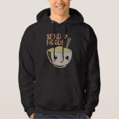 Verstuur Noods Kawaii Ramen Bowl Miso Noodle Soup  Hoodie (Voorkant)