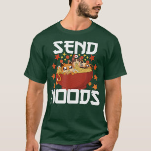 Verstuur Noods Kitten Shirt Funny Ramen Noodle 152