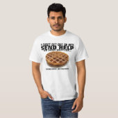 Verstuur wafels t-shirt (Voorkant volledig)
