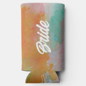 Versuft & Betrokken Retro Bachelorette Seltzer Blikjeskoeler (Achterkant)