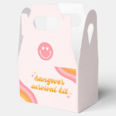 Versuft & Betrokken Roze & Oranje Bachelorette Bedankdoosjes (Geopend)