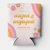 Versuft & Betrokken Roze & Sinaasappel Blikjeskoeler (Voorkant)