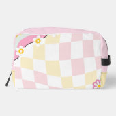 Versuft en Betrokken Bachelorette Party 70s Thema Toilettasje (Achterkant)