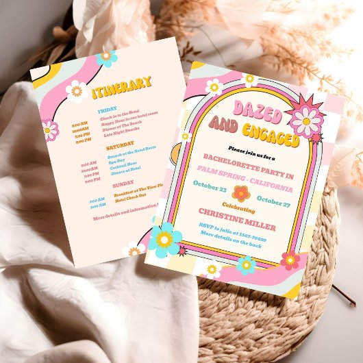 Versuft en Betrokken Bachelorette Weekend Route Kaart