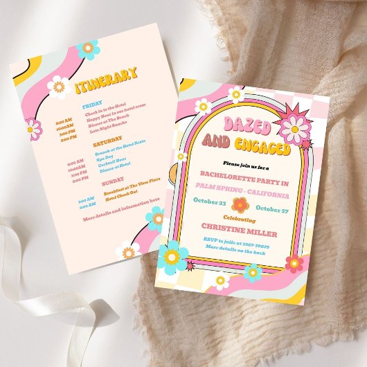 Versuft en betrokken vrijgezelle weekendroute kaart