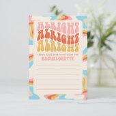 Versuft en betrokken vrijgezellenspel advieskaart (Staand voorkant)