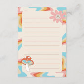 Versuft en betrokken vrijgezellenspel advieskaart (Achterkant)