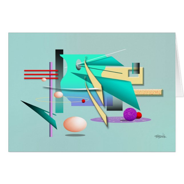 Vert Aberdeen-kaart (Voorkant Horizontaal)