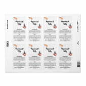 ** Vert Phoenix Rising Pine Trees Sinaasappel Bour Etiket (Full Sheet)