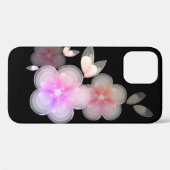 Vertaalbare bloemen op zwarte Hoesje-Mate iPhone d Case-Mate iPhone Case (Achterkant (horizontaal))