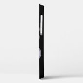 Vertaalbare bloemen op zwarte Hoesje-Mate iPhone d Case-Mate iPhone Case (Achterkant / Links)