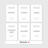 Vertaalbare heldere 2x3-inch Stickers met etiket o (Vel)