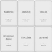 Vertaalbare heldere 2x3-inch Stickers met etiket o (Voorkant)