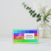 Vertaald Baby kruipend Visitekaartje (Staand voorkant)