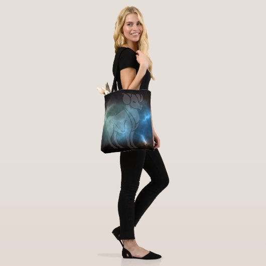 Vertaalde artikelen tote bag (Op model)