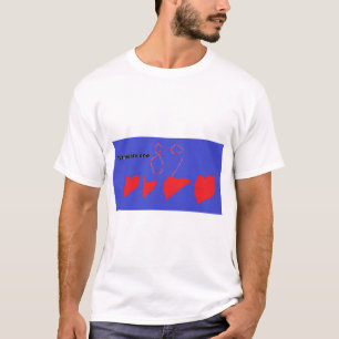 Vertaalde één met Jezus komt in het vlees van de T-shirt