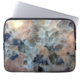 Vertaalde, graniet laptophoes laptop sleeve
