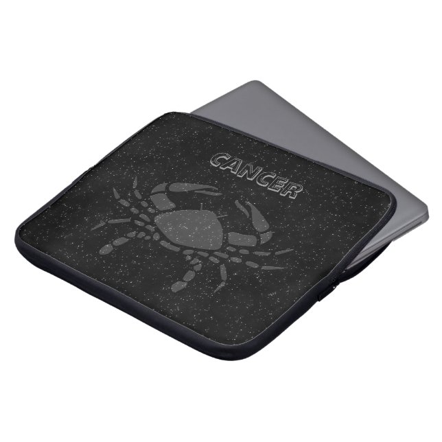 Vertaalde kanker laptop sleeve (Voorkant top)