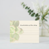 Vertaalde, succesvolle, persoonlijke Ontvangingska Briefkaart (Staand voorkant)