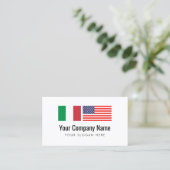 Vertaaldienst Italiaans vertaler Engels Visitekaartje (Staand voorkant)