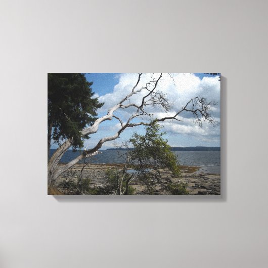 Vertakkende natuur scene canvas afdruk (Voorkant)