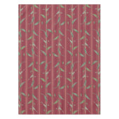 Vertakking van bladeren op rood behangpapier tafelkleed (Voorkant)