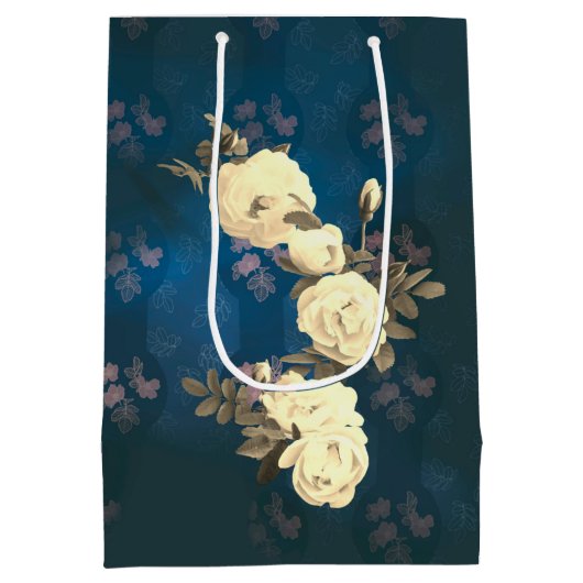 Vertakking van de Douane van Witte Rijen Medium Cadeauzakje (Achterkant)