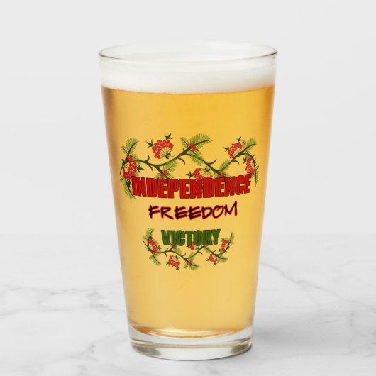 Vertakkingen van viburnum glas (Voorkant gevuld)