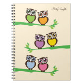 Vertakte uilen Notitieboek (Voorkant)