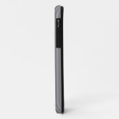 Vertale grijze strepenpatroon Case-Mate iPhone case (Achterkant/links)