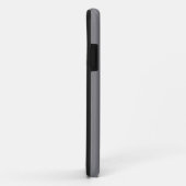 Vertale grijze strepenpatroon Case-Mate iPhone case (Achterkant/rechts)