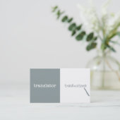 Vertaler Engels - Spaans Feminine Visitekaartje (Staand voorkant)