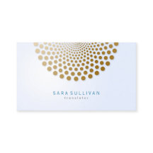 Vertaler Visitekaartje Circle Stippen Motief