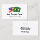 Vertaling Braziliaans Portugees Amerikaans Engels Visitekaartje (Voorkant / Achterkant)