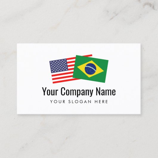 Vertaling Braziliaans Portugees Amerikaans Engels Visitekaartje (Voorkant)