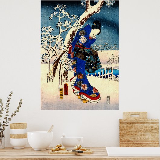 Vertaling Genji 1853 links Poster (Keuken)