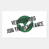 Vertcoin Resistance Sticker (Voorkant)