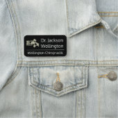 Vertebra Chiropractic Business in Black Naamplaatje (In situ)