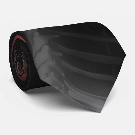 Vertebrae Digital Artwork-Stropdas Stropdas (Opgerold)