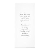 Vertebrae tekening reclamekaart (Achterkant)