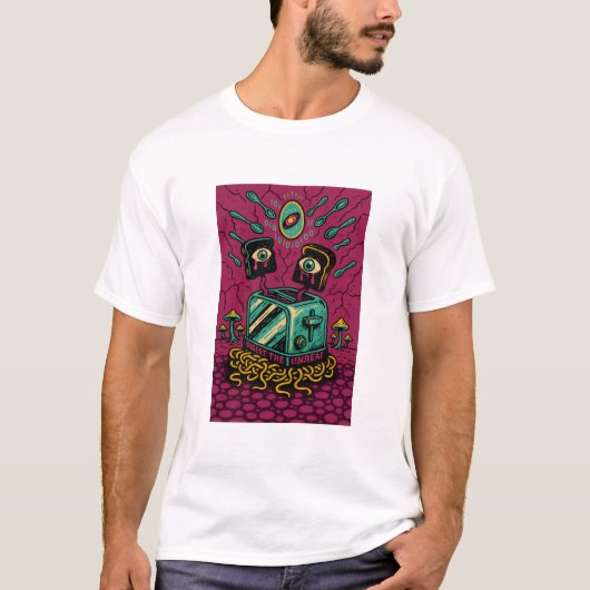 Verteer het Onaanvaardbare – Psychodelisch Surreal T-shirt (Voorkant)