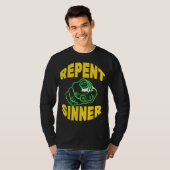 Vertegenwoordig Sinner - grappige Christelijke Jez T-shirt (Voorkant volledig)