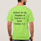 Vertegenwoordig: Voor het koninkrijk der hemel is  T-shirt (Achterkant)
