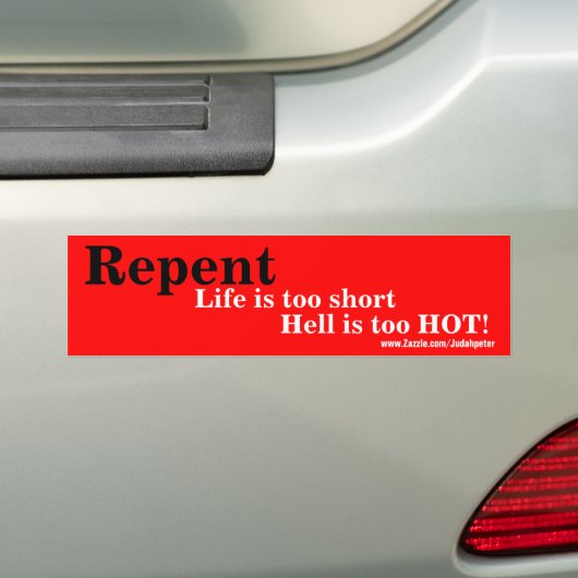 Vertegenwoordigen Bumpersticker (Op auto)