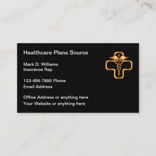 Vertegenwoordiger Classy Medical Health Plans Visitekaartje
