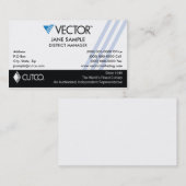 Vertegenwoordiger en beheer Visitekaartjes (Voorkant / Achterkant)