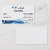 Vertegenwoordiger en beheer Visitekaartjes (Voorkant / Achterkant)