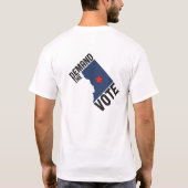 Vertegenwoordiger gelijkstroom t-shirt (Achterkant)