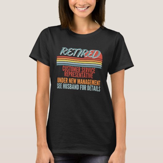 Vertegenwoordiger van de klantenservice in ruste, t-shirt (Voorkant)